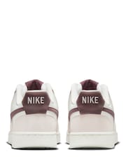 Nike Neutral Brown Court Vision Low Trainers - Image 3 of 10