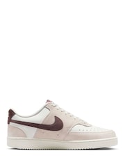 Nike Neutral Brown Court Vision Low Trainers - Image 4 of 10