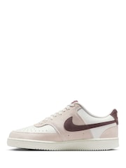 Nike Neutral Brown Court Vision Low Trainers - Image 5 of 10