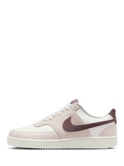 Nike Neutral Brown Court Vision Low Trainers - Image 6 of 10