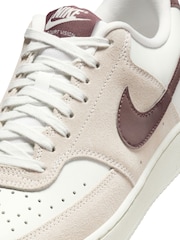 Nike Neutral Brown Court Vision Low Trainers - Image 8 of 10