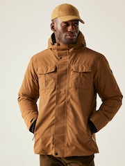 Regatta Brown Eamont Heavyweight Waterproof Jacket - Image 1 of 9