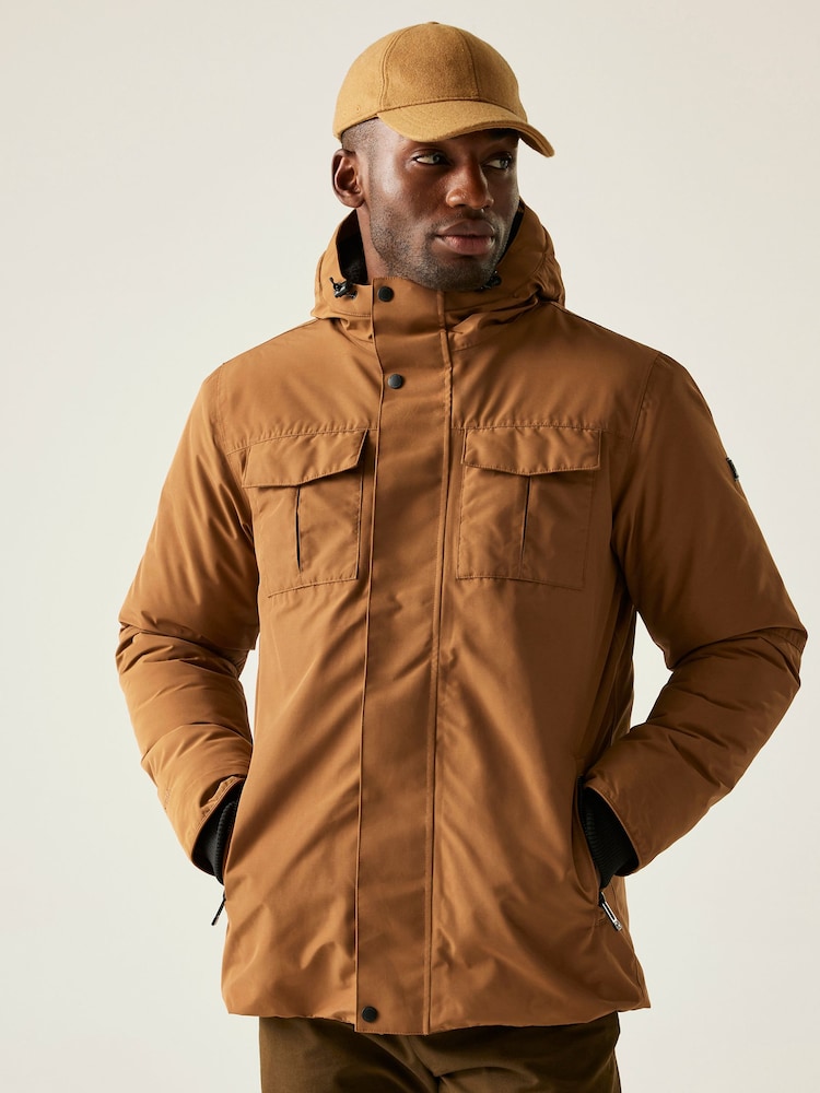 Regatta Brown Eamont Heavyweight Waterproof Jacket - Image 1 of 9