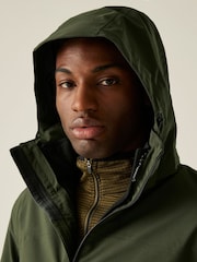 Verde - Regatta Coriver 3-In-1 Waterproof Jacket - Imagen 4 de 8