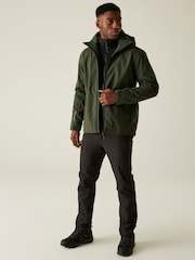 Verde - Regatta Coriver 3-In-1 Waterproof Jacket - Imagen 5 de 8