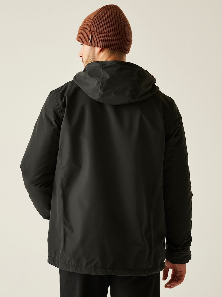 Regatta Black Caspen Waterproof Jacket - Image 2 of 9 Regatta Black Caspen Waterproof Jacket - Image 2 of 9