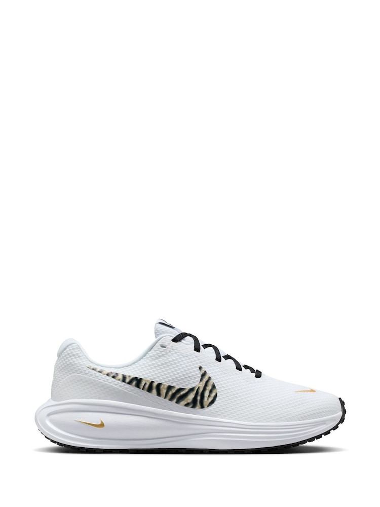 Nike White Animal Revolution 8 Road Running Trainers - Image 1 of 10 Nike White Animal Revolution 8 Road Running Trainers - Image 1 of 10