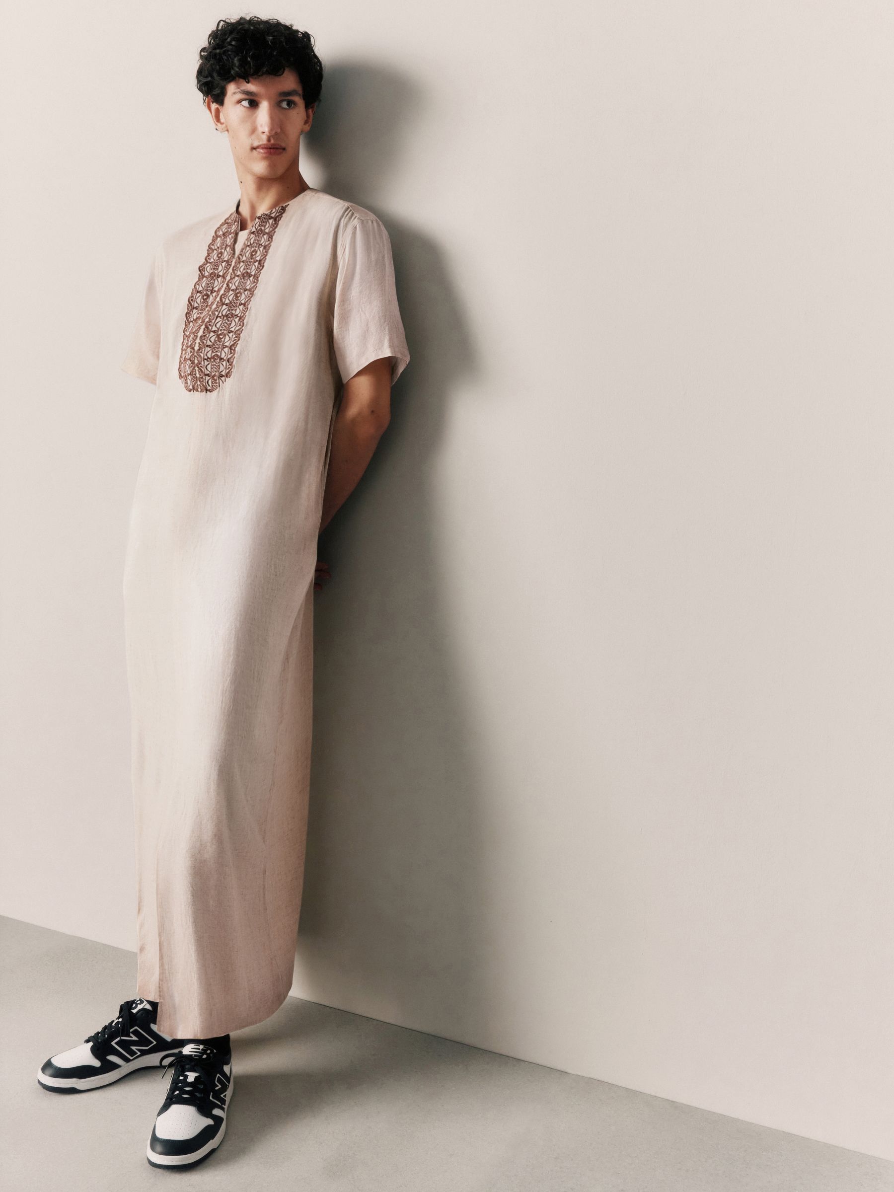 ４-U0516さん専用 BRIEFING MEN’S LINEN-T Buy Neutral Thobe Linen Shirt from Next USA