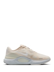 Nike Cream White Structure 26 Road Running Trainers (Extra Wide) - Image 3 of 11