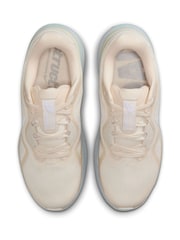 Nike Cream White Structure 26 Road Running Trainers (Extra Wide) - Image 7 of 11