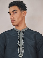 Black Kurta Shirt - Image 4 of 8