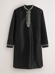 Black Kurta Shirt - Image 6 of 8