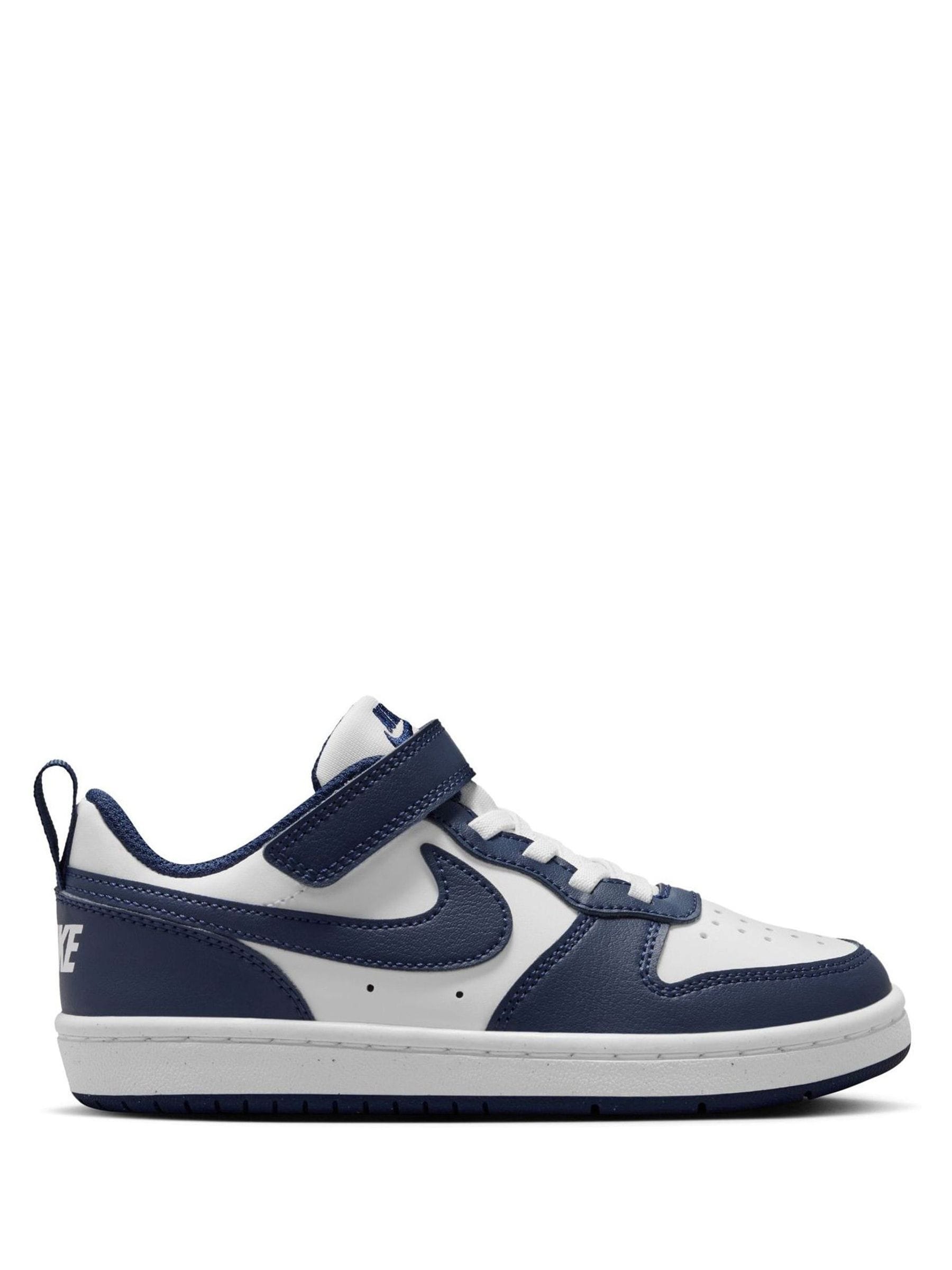 junior navy nike trainers