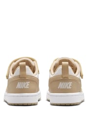 Schwarz - Nike Junior Court Borough Niedrige Turnschuhe - Bild 6 von 10