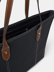 Accessorize Blue Two Tone Zip Tote Bag - Image 2 of 2