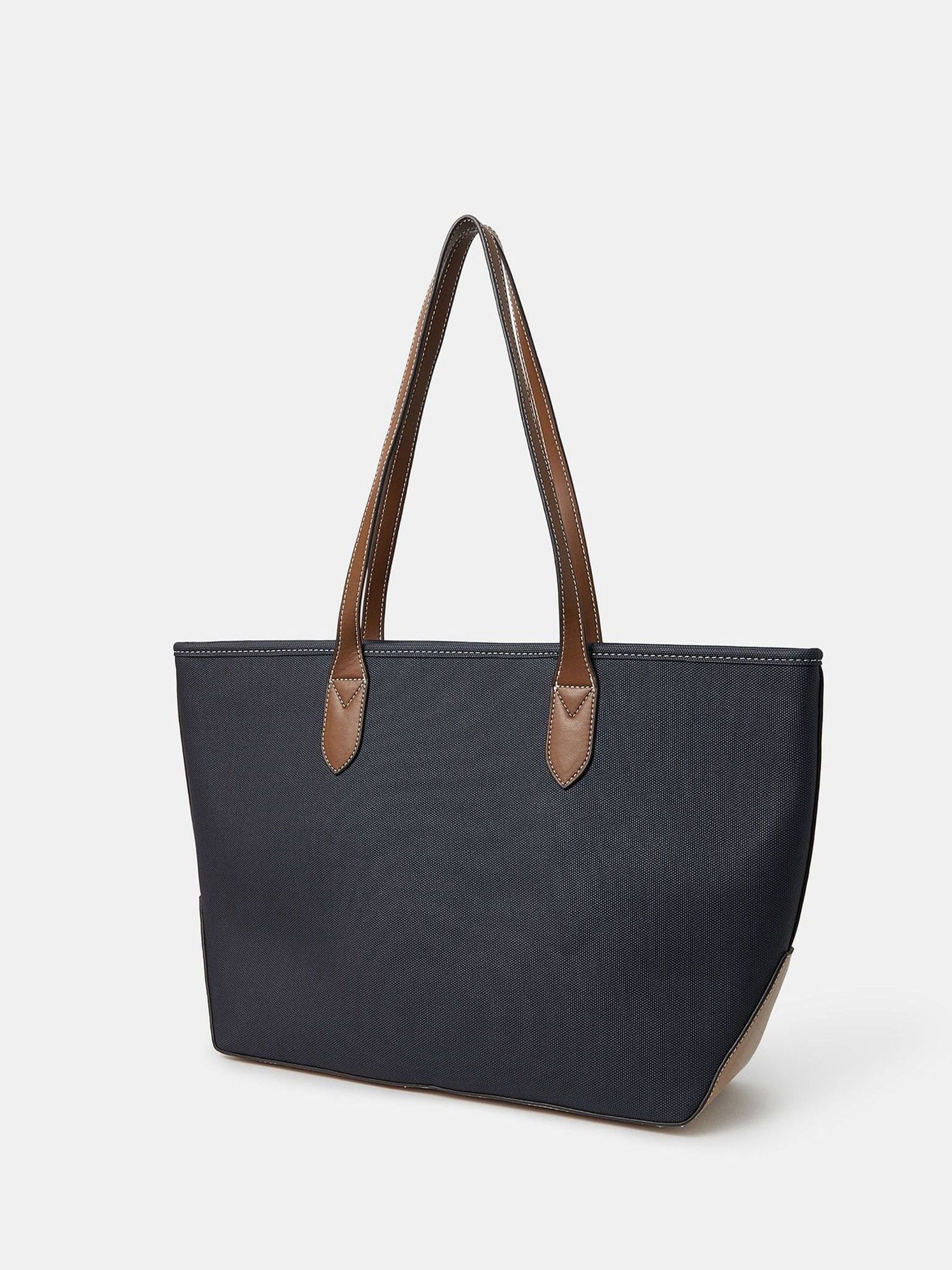 Buy Accessorize Blue Two Tone Zip Tote Bag from the Next UK online