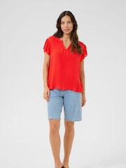 Cream Red CRAllie Blouse - Image 3 of 6