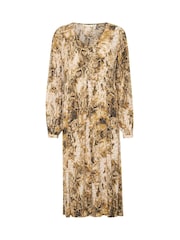 Cream CRAyda Long Sleeve Midi Black Dress - Image 4 of 5