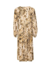 Cream CRAyda Long Sleeve Midi Black Dress - Image 5 of 5