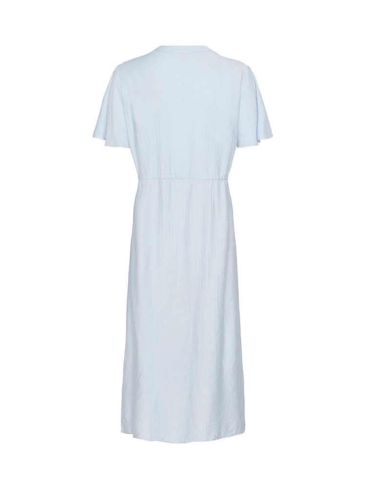 Cream Blue CRLori V-Neck Short Sleeve Midi Dress - Image 5 of 5