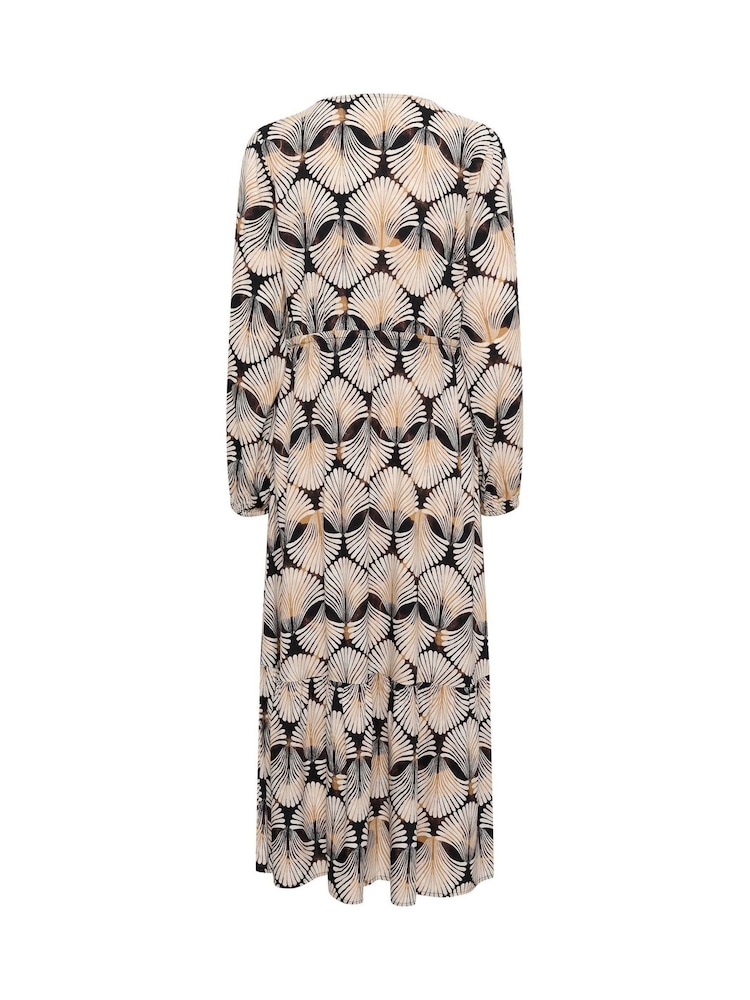 Cream CRTiah V-Neck Maxi Black Dress - Image 5 of 5