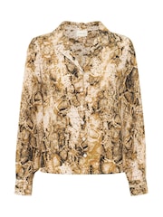 Cream CRAyda Long Sleeve Patterned Black Shirt - Image 5 of 6