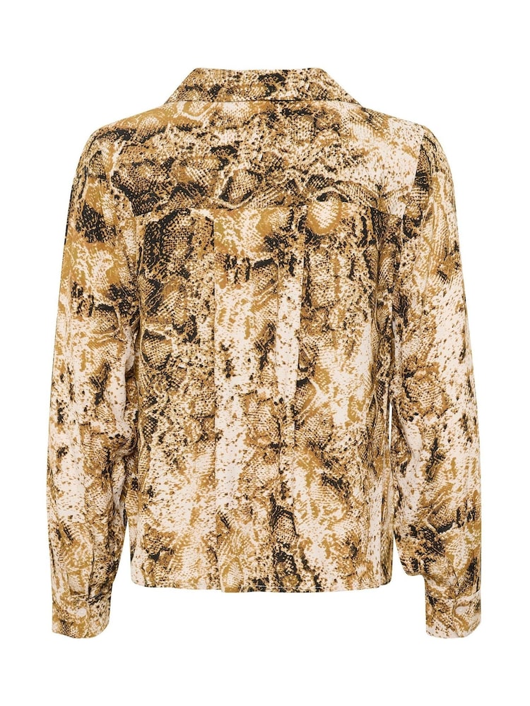 Cream CRAyda Long Sleeve Patterned Black Shirt - Image 6 of 6