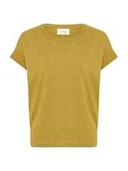 Cream Green CRDela Knit Short Sleeve Top - Image 5 of 6