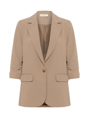 Cream CRCan Cocamia 3/4 Sleeve Brown Blazer - Image 5 of 6