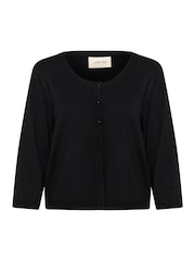 Cream CRVillea Bolero Button Black Cardigan - Image 5 of 6