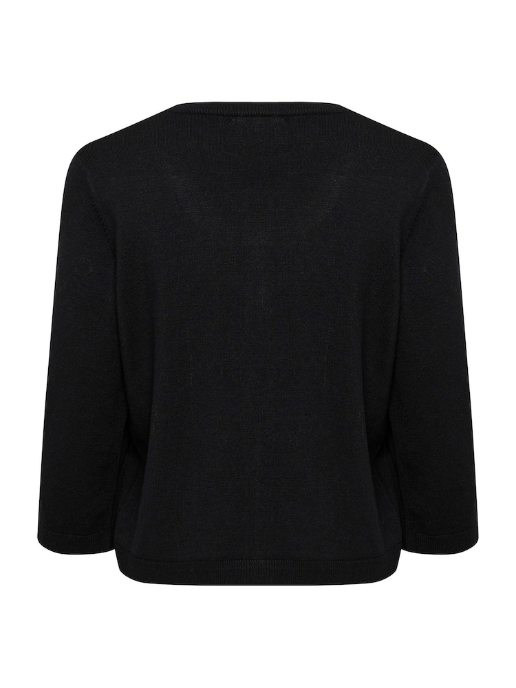Cream CRVillea Bolero Button Black Cardigan - Image 6 of 6