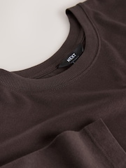 Schokoladenbraun - Jersey Two In One T-Shirt Dress - Bild 9 von 9