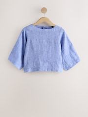 Blue N. Premium Sleeved Top - Image 5 of 7