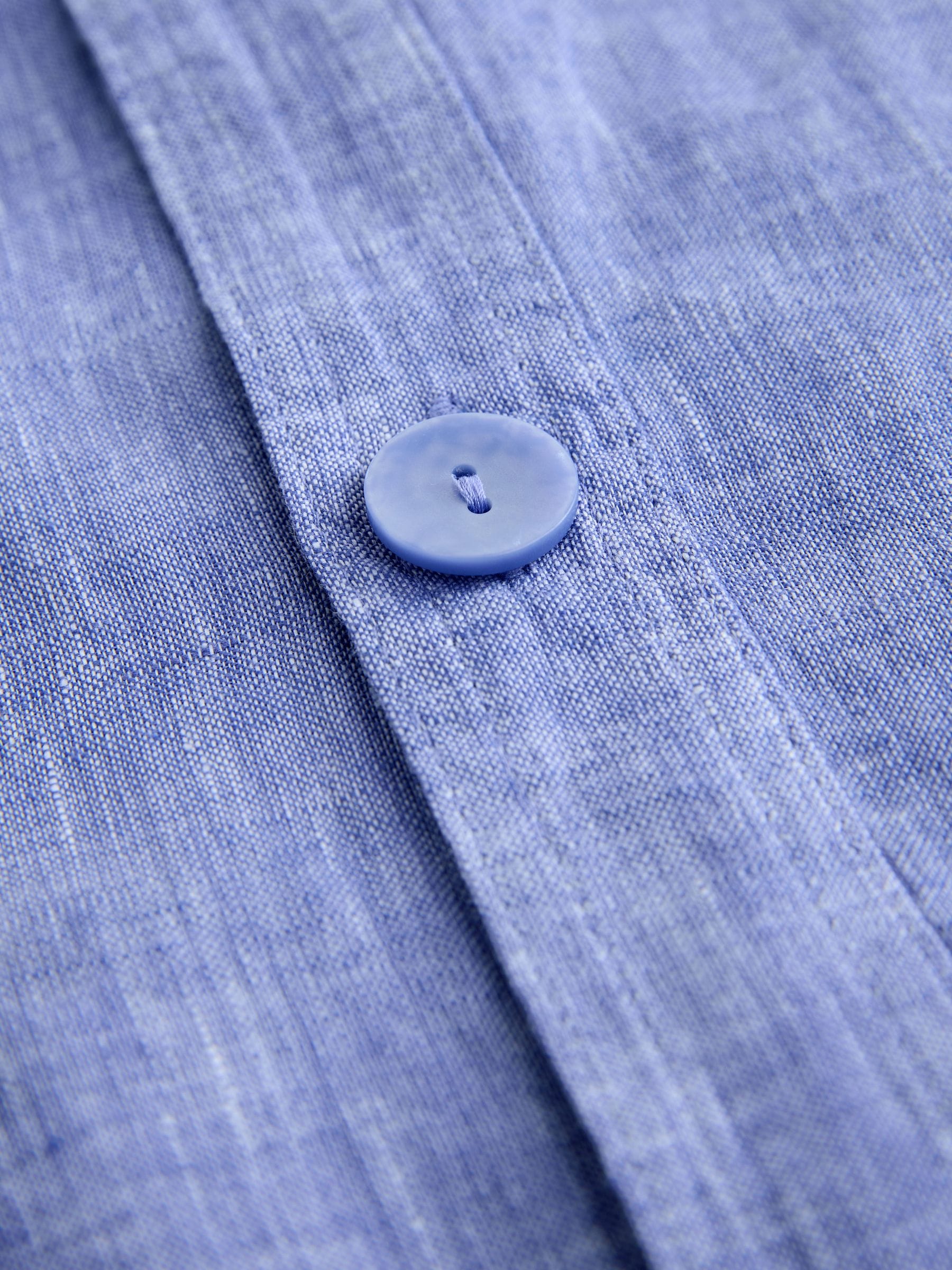Buy Blue N. Premium 100% Linen Sleeved Top from Next Romania