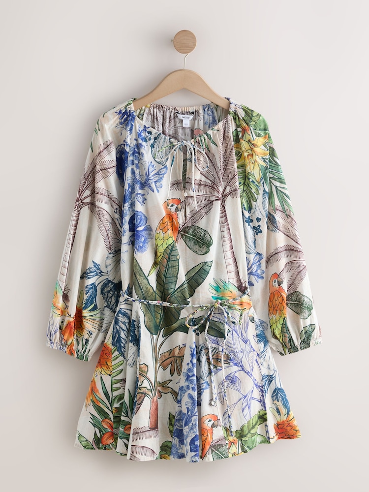 navy and cream floral dress Cream and Navy Floral Jacquard Sleeveless Midi Dress