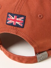 FatFace Burnt Orange Herringbone Baseball Cap - Image 4 of 4