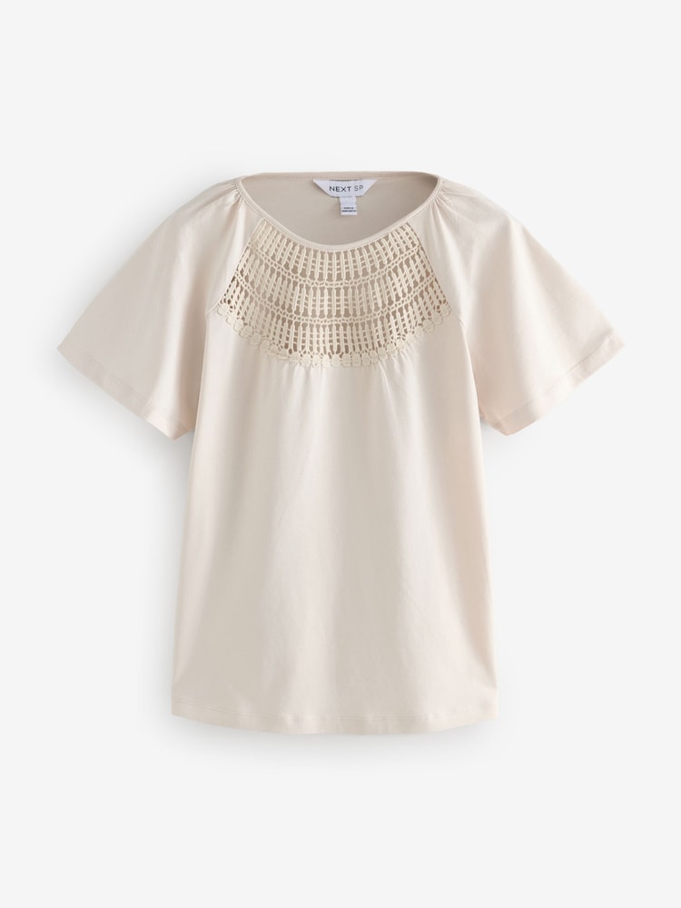 Stone Crochet T-Shirt - Image 1 of 1