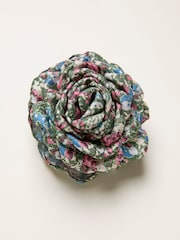 FatFace Green Ditsy Floral Corsage Claw Clip - Image 1 of 2