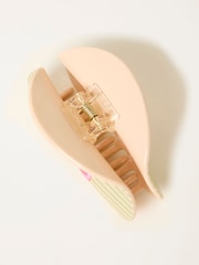 FatFace Green Stripe Cherry Claw Clip - Image 2 of 2