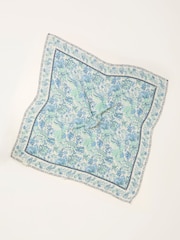 FatFace Green Woodblock Hair Scarf - Image 3 of 3