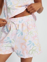 Skinnydip Bow Print Cami and Short Pyjamas Set - Imagem 5 de 7
