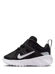 Nike Black White Infant City Response Trainers - Image 7 of 11