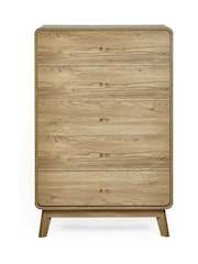 Julian Bowen Beige Ingrid 5 Drawer Chest - Image 5 of 6