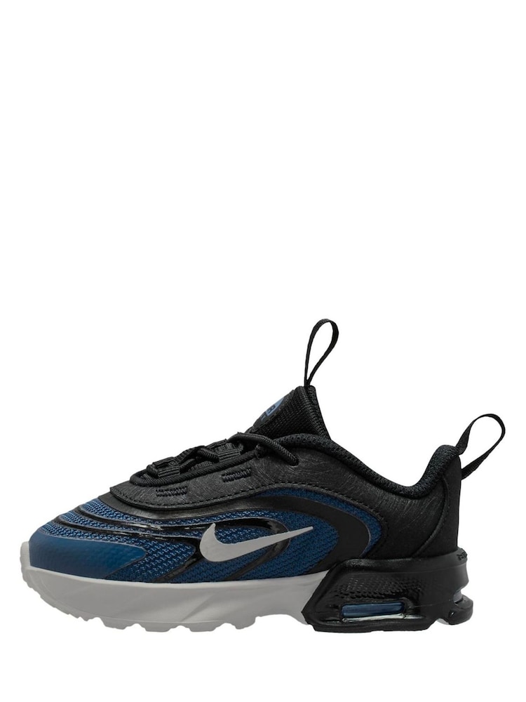 Nike Blue/Black Infant Air Max Fire Trainers - Image 2 of 4