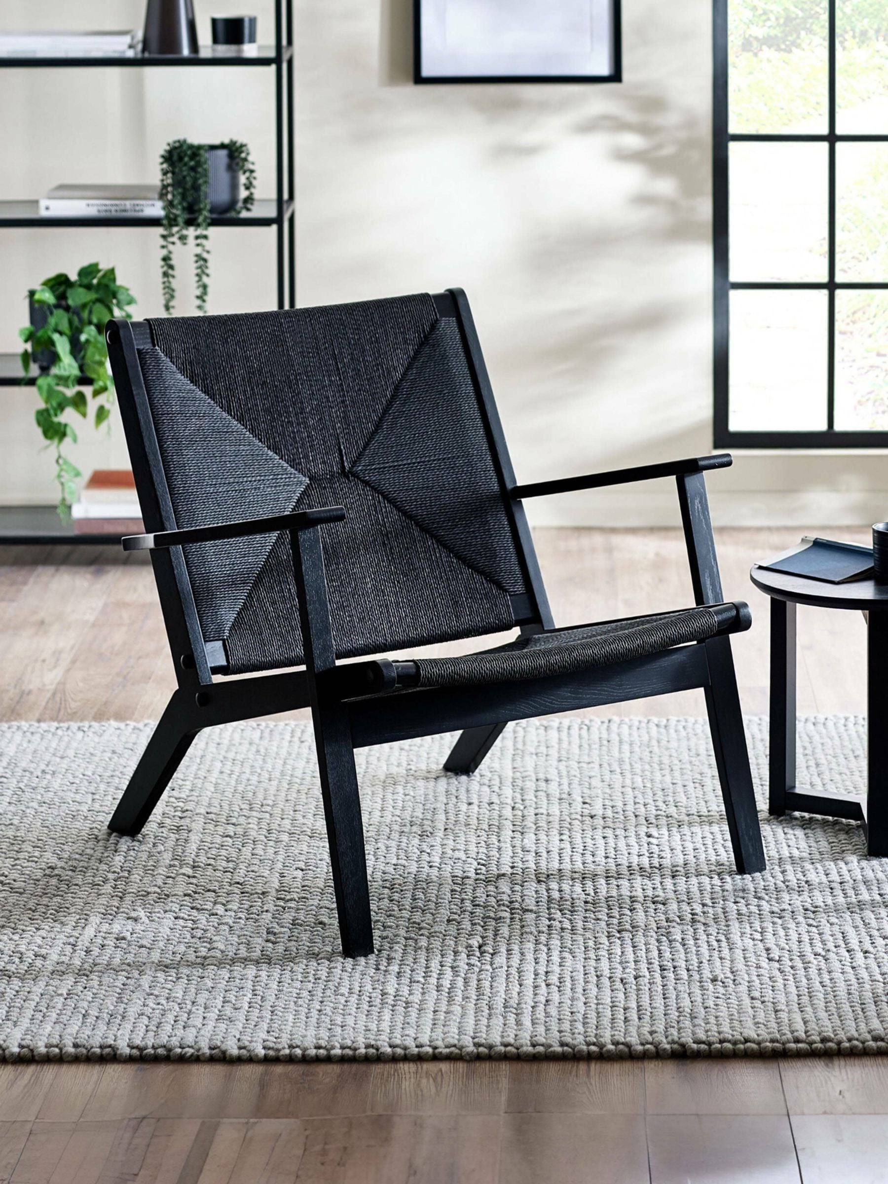 Julian Bowen Unisex Black Icaria Accent Chair