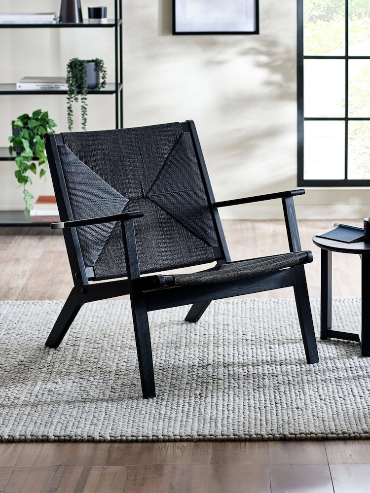 Julian Bowen Black Icaria Accent Chair - Image 1 of 5