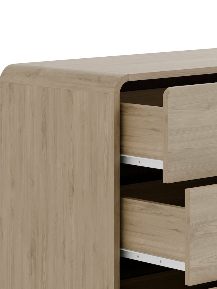 Julian Bowen Beige Ingrid 3 Drawer Chest - Image 6 of 6