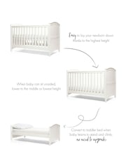Mamas & Papas White Flyn Furniture Set 2 Piece - Image 4 of 8