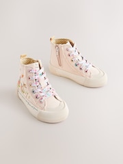 Pink Character Standard Fit (F) High Top Trainers - Image 1 of 6