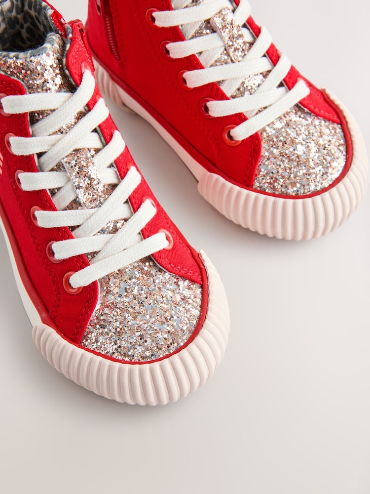 Red Heart Standard Fit (F) High Top Trainers - Image 5 of 5 Red Heart Standard Fit (F) High Top Trainers - Image 5 of 5